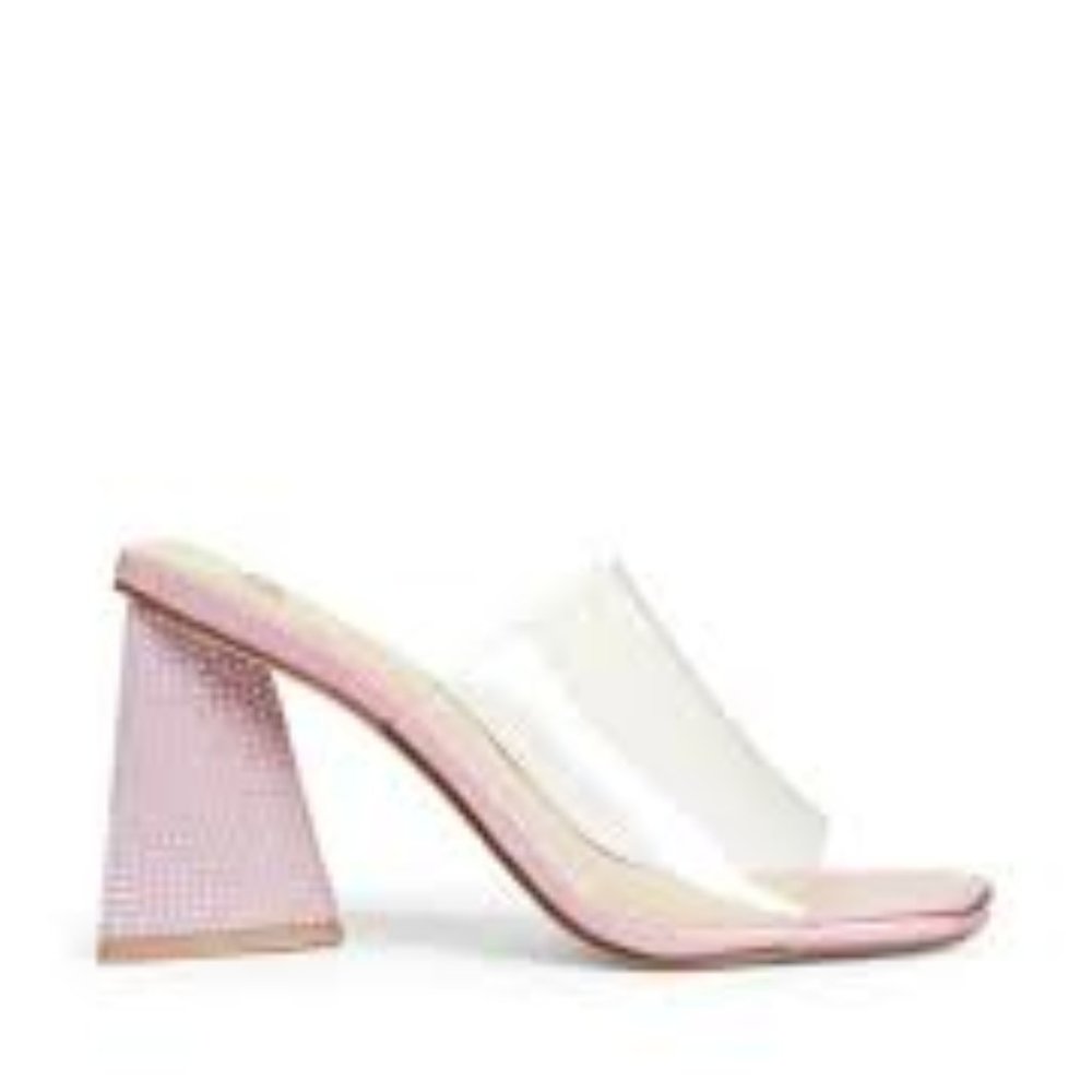 BP Nordstrom Collins Rhinestone Sandal, Pink  Women Size 5.5      NEW